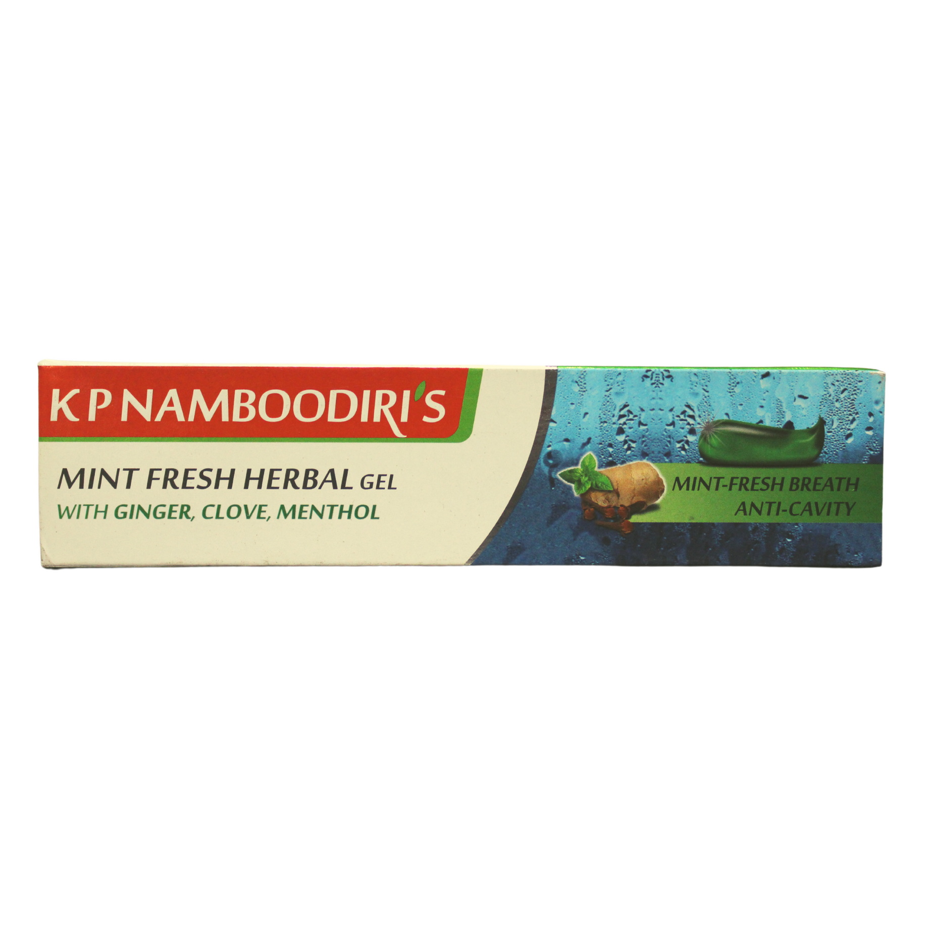 KP Namboodiri's Mint Fresh Herbal Gel Toothpaste 150gm -  KP Namboodiri - Medizzo.com