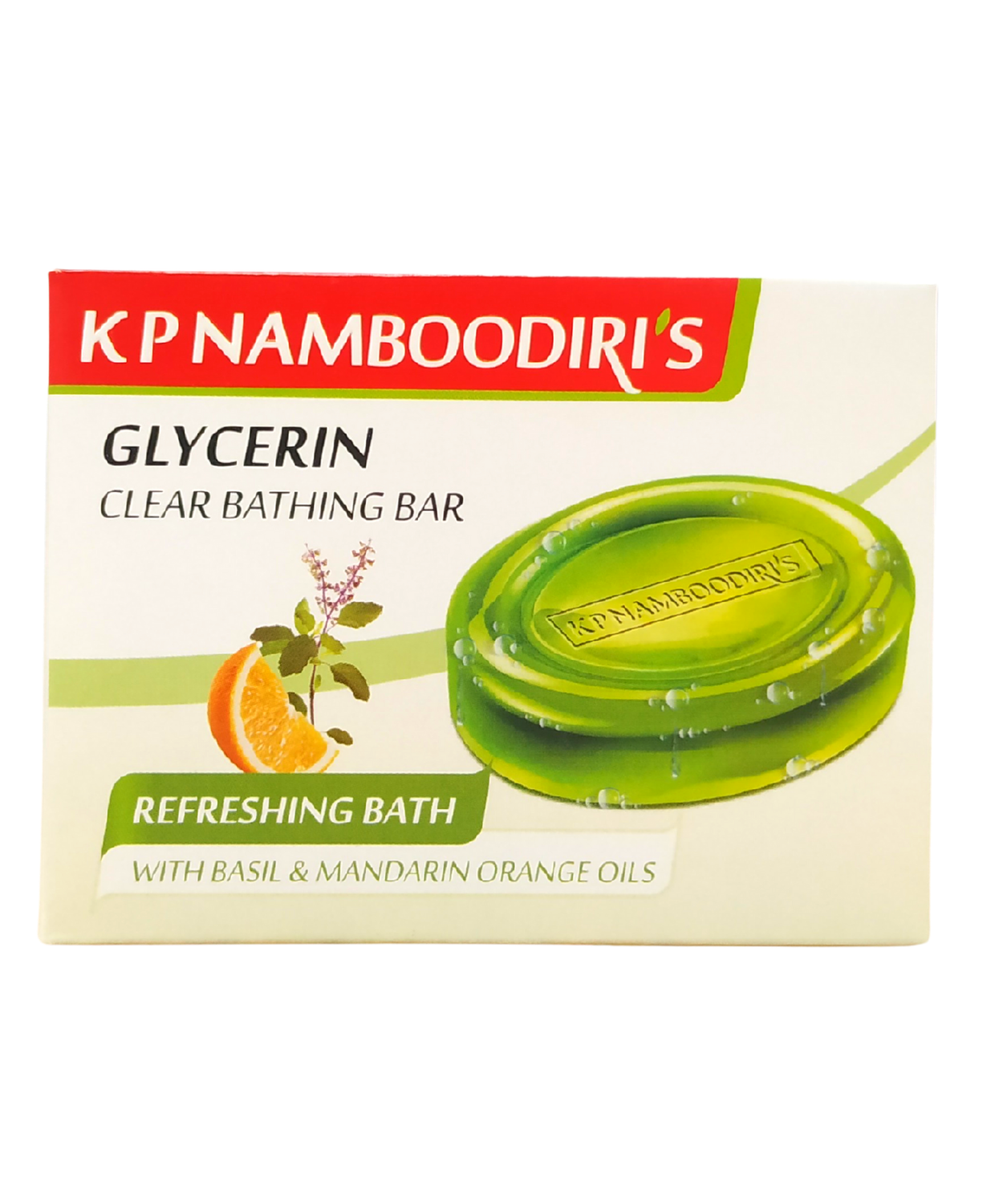 KP Namboodiri's natural green glycerin soap 75g -  KP Namboodiri - Medizzo.com