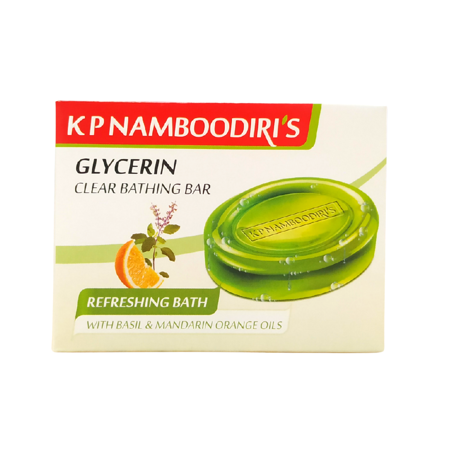 KP Namboodiri's natural green glycerin soap 75g -  KP Namboodiri - Medizzo.com