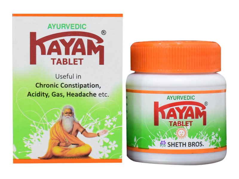 Kayam Tablets - 30Tablets -  Sheth Bros - Medizzo.com