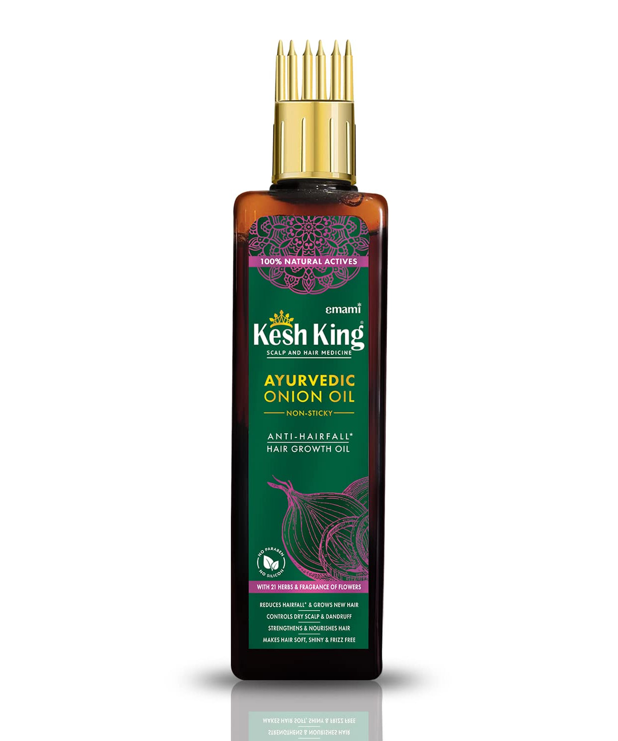 Emami Kesh King Ayurvedic Onion Hair Oil 100ml -  Emami - Medizzo.com
