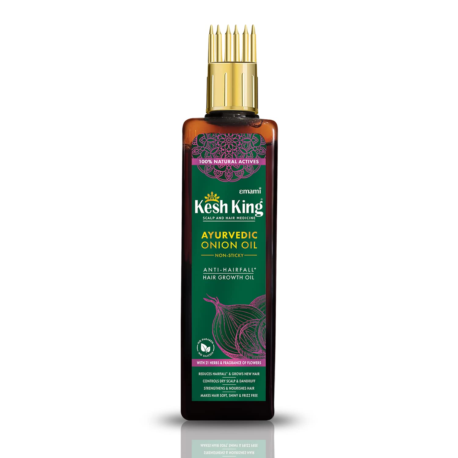 Emami Kesh King Ayurvedic Onion Hair Oil 100ml -  Emami - Medizzo.com