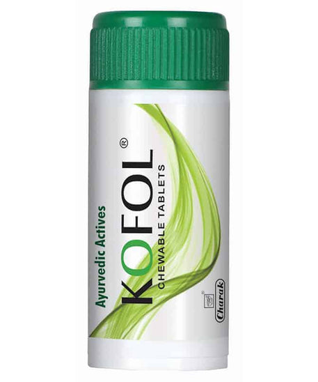 Kofol chewable tablets - 60tablets -  Charak - Medizzo.com