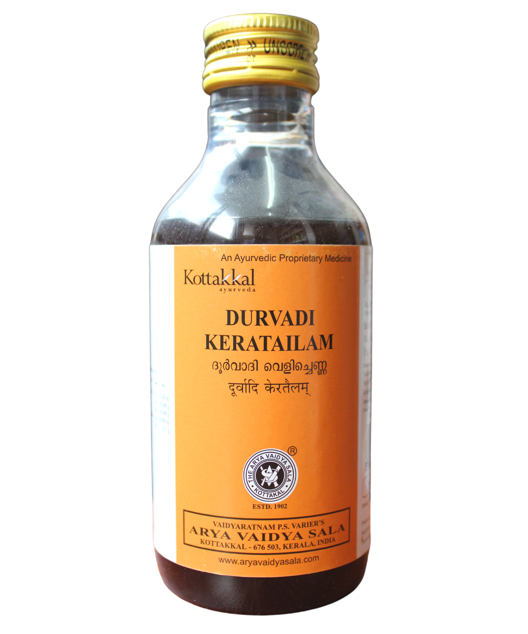 Kottakkal Doorvadi Kera Thailam 200ml -  Kottakkal - Medizzo.com
