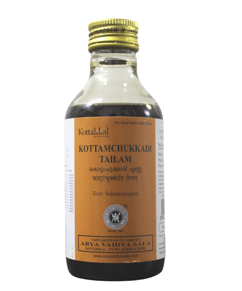 Kottakkal Kottamchukkadi Thailam 200ml -  Kottakkal - Medizzo.com