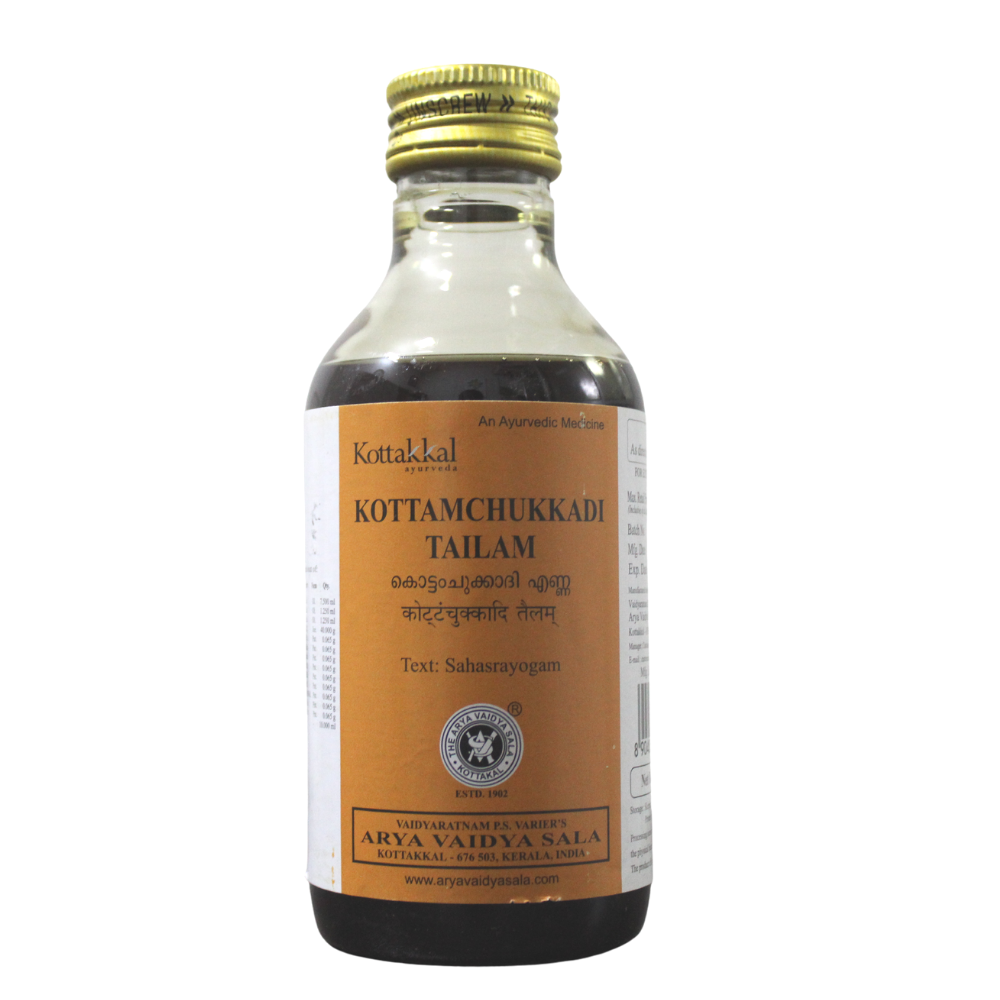 Kottakkal Kottamchukkadi Thailam 200ml -  Kottakkal - Medizzo.com