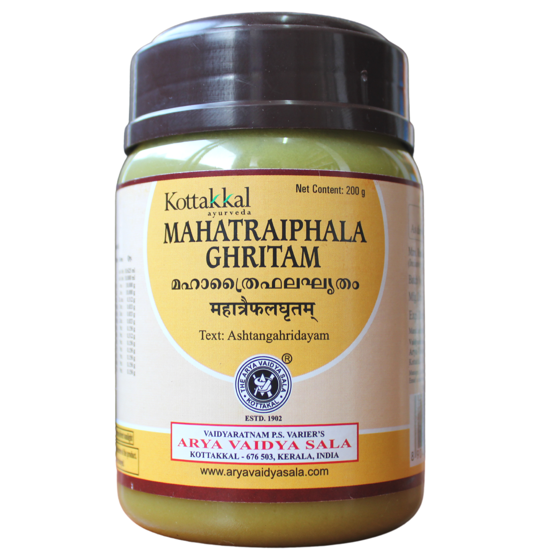 Kottakkal Mahatriphala Ghritham 200gm -  Kottakkal - Medizzo.com