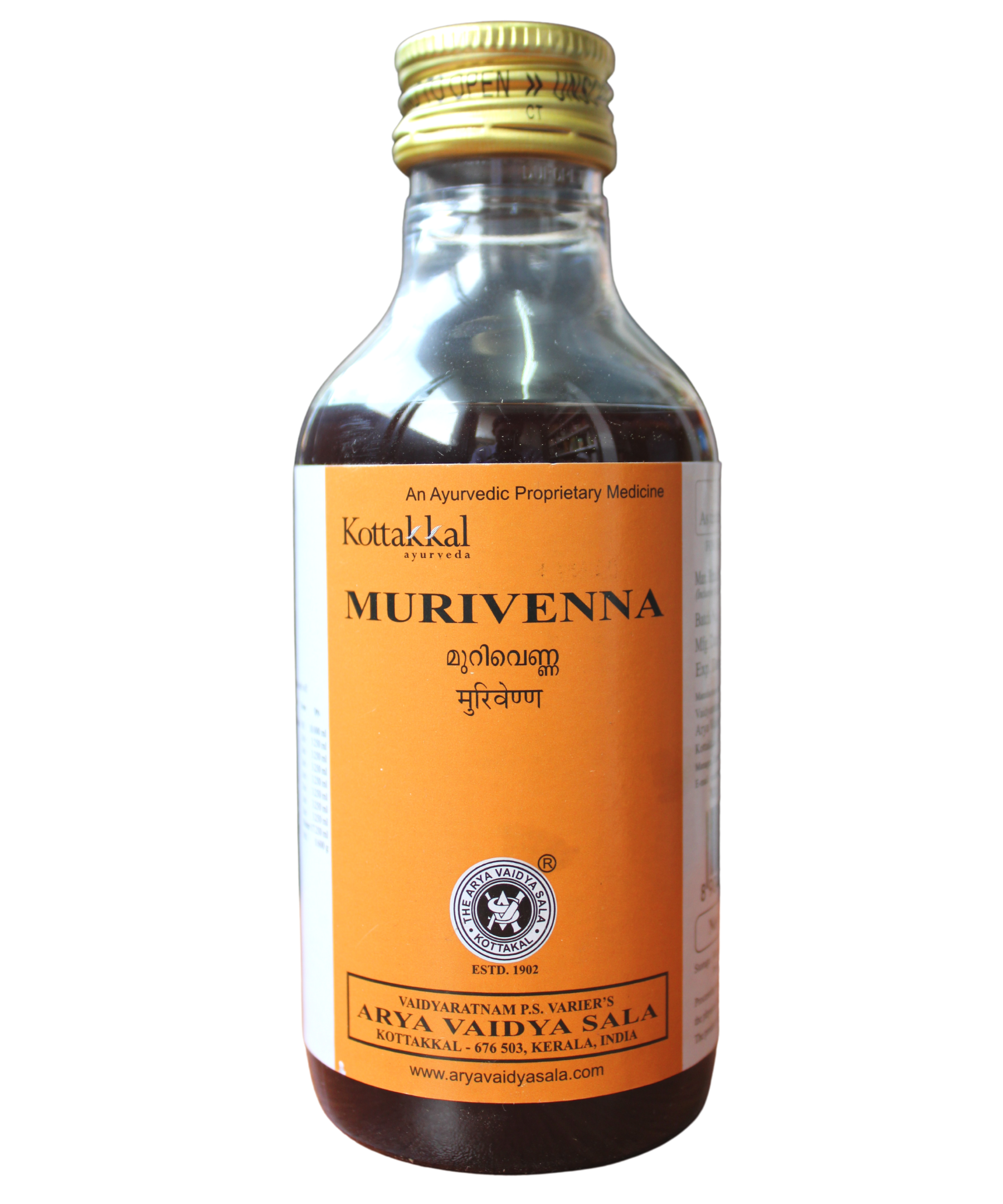 Kottakkal Murivenna 200ml -  Kottakkal - Medizzo.com