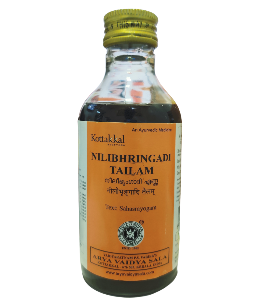 Kottakkal Neelibringadhi Tailam 200ml ( Sesame Oil ) -  Kottakkal - Medizzo.com