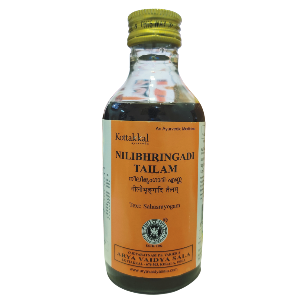 Kottakkal Neelibringadhi Tailam 200ml ( Sesame Oil ) -  Kottakkal - Medizzo.com