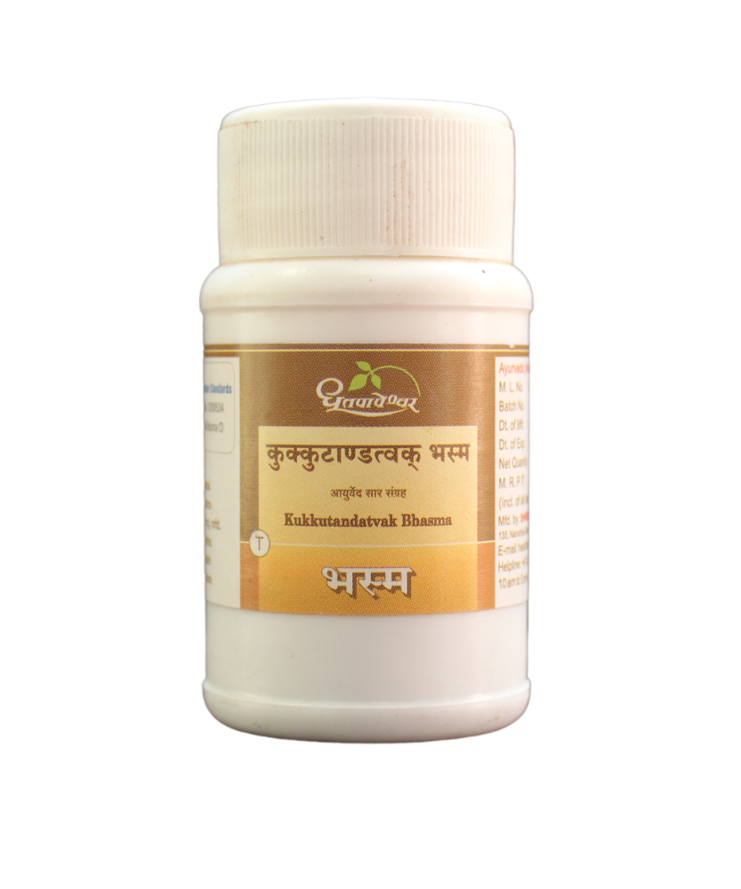 Kukkutandatvak Bhasma Tablets 60's -  Dhootapapeshwar - Medizzo.com