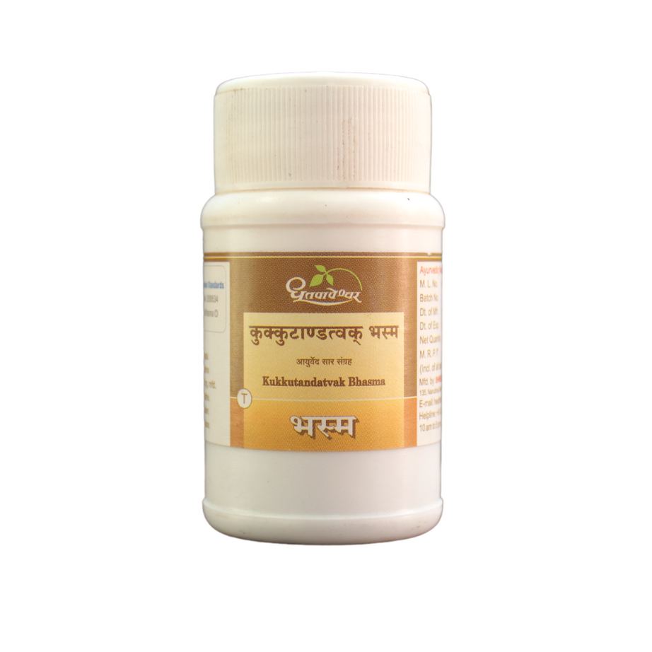 Kukkutandatvak Bhasma Tablets 60's -  Dhootapapeshwar - Medizzo.com