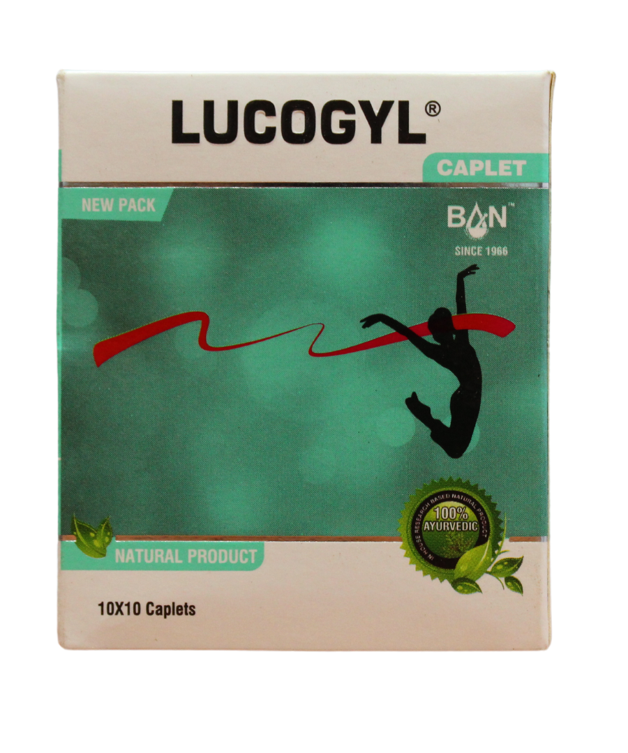 Lucogyl Caplets - 10Caplets -  Banlabs - Medizzo.com