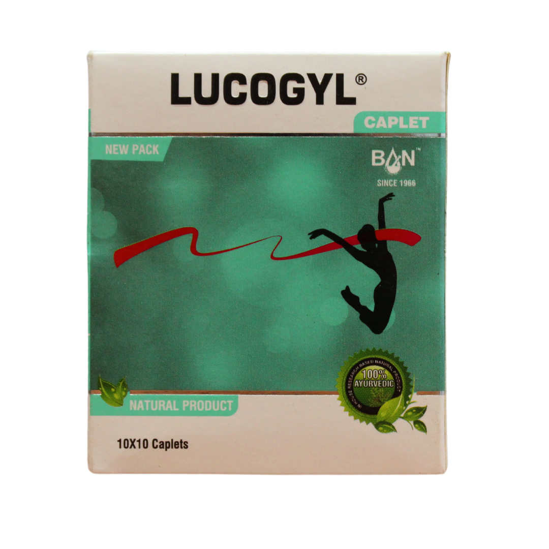 Lucogyl Caplets - 10Caplets -  Banlabs - Medizzo.com