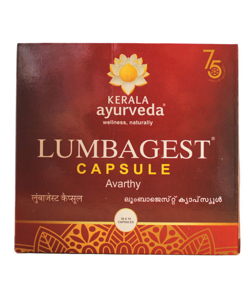 Kerala Ayurveda Lumbagest Capsules - 10 Capsules -  Kerala Ayurveda - Medizzo.com