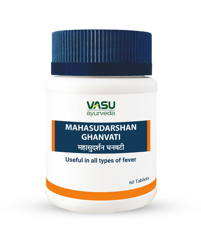 Mahasudarshan Ghan Vati 60Tablets -  Vasu herbals - Medizzo.com