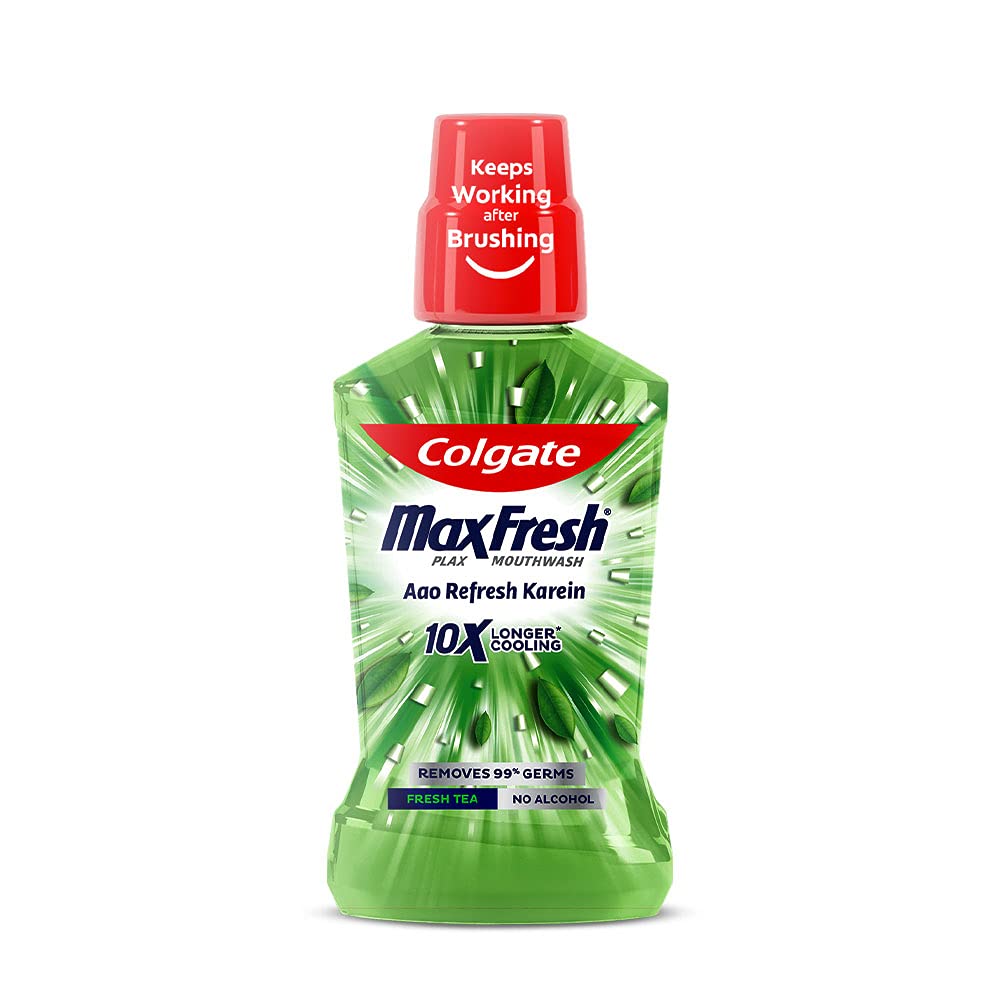 Colgate Max Fresh Mouthwash - Fresh Tea 100ml -  Colgate - Medizzo.com