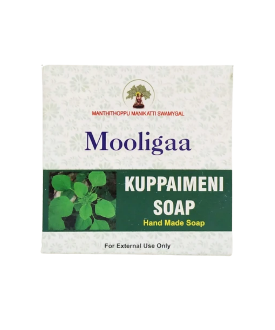 Mooliga kuppaimeni soap 75gm -  Manthithoppu - Medizzo.com