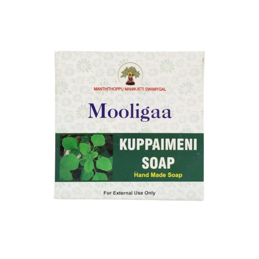 Mooliga kuppaimeni soap 75gm -  Manthithoppu - Medizzo.com