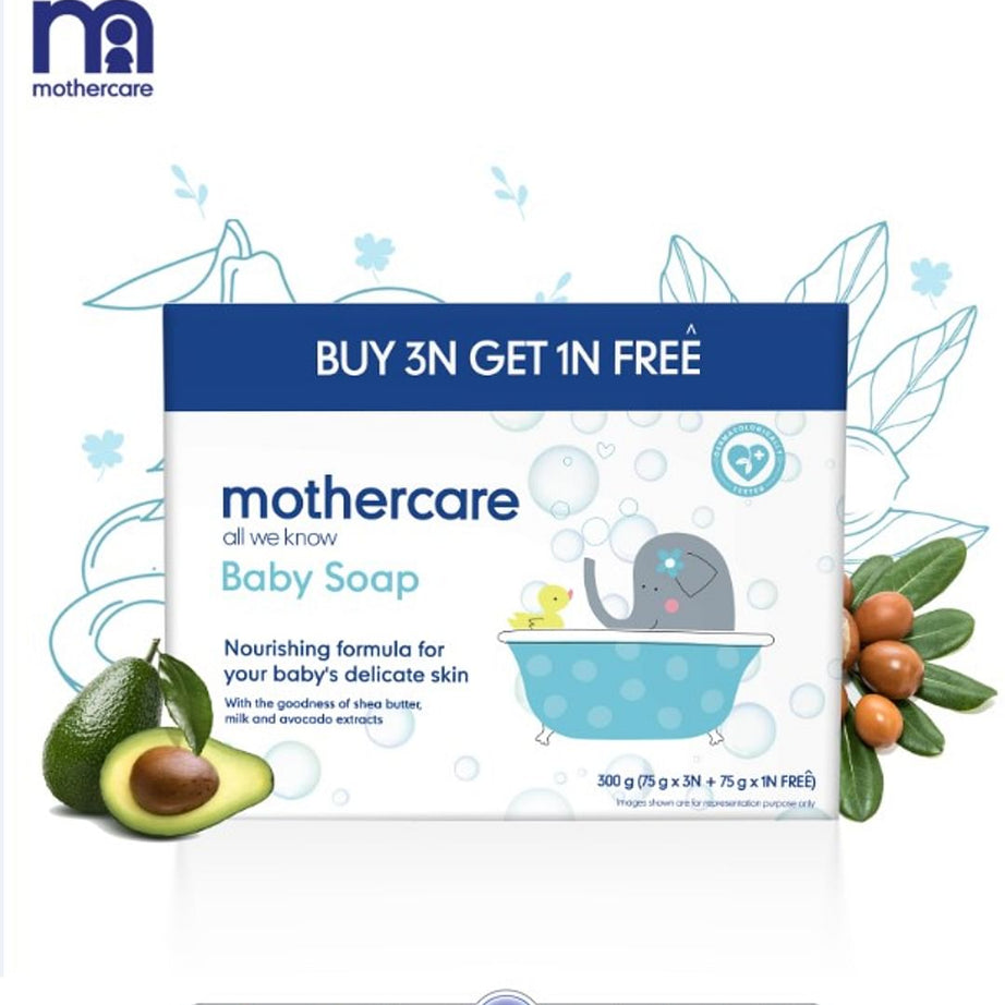 Mothercare All We Know Baby Soap 75gm - Buy 3 Get 1 Free -  Mothercare - Medizzo.com