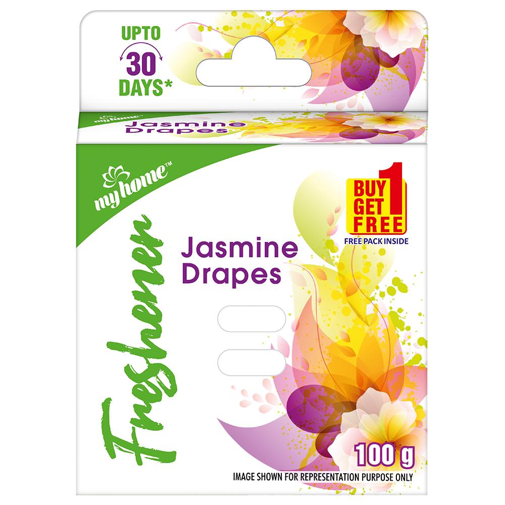 Myhome Jasmine Drapes Freshener 50gm + 50gm -  My Home - Medizzo.com