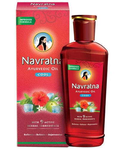 Navratna Ayurvedic Oil Cool -  Emami - Medizzo.com