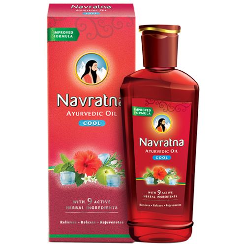 Navratna Ayurvedic Oil Cool -  Emami - Medizzo.com