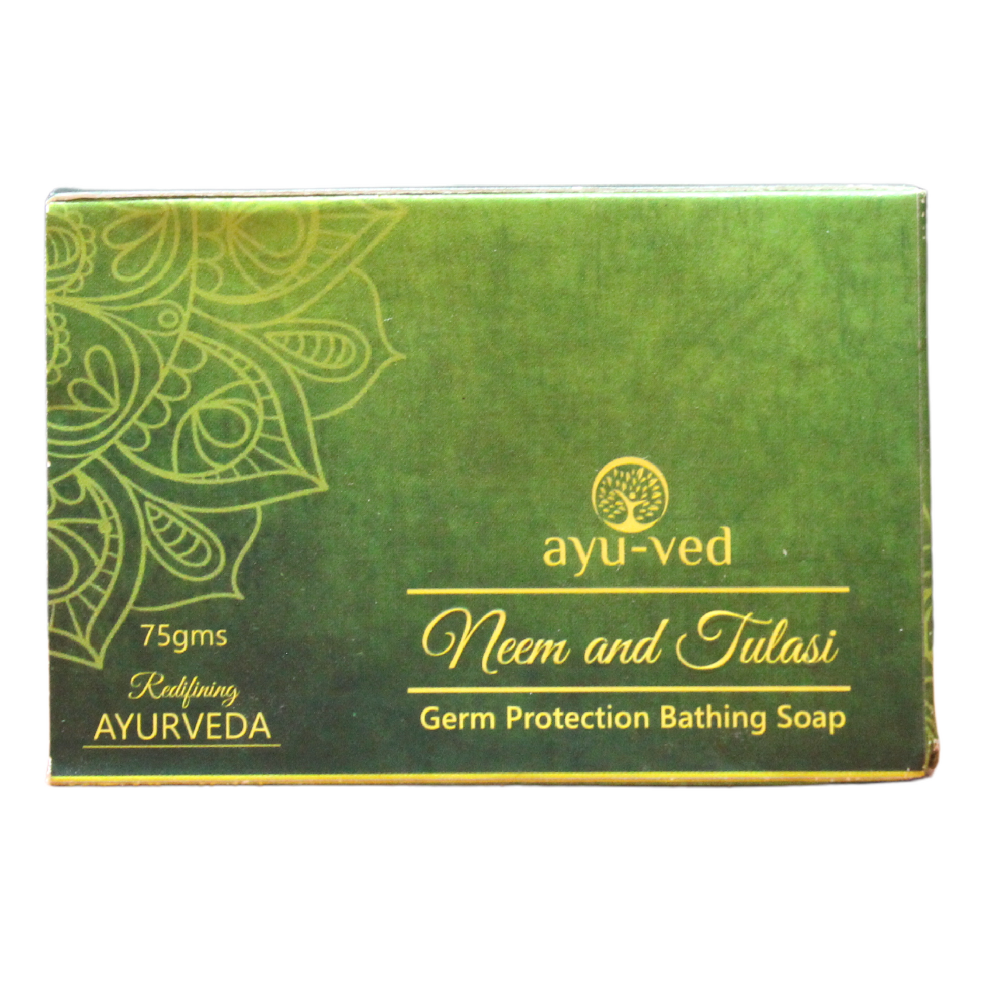 Neem & Tulsi Soap 75gm -  Ayuved - Medizzo.com