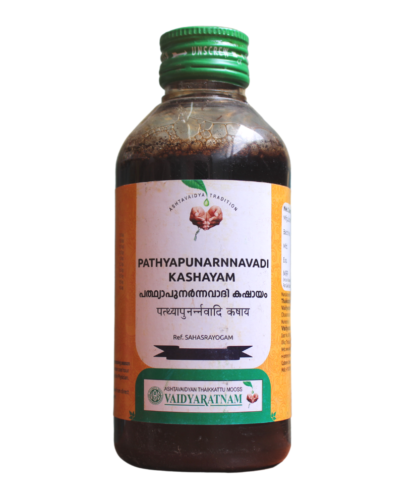 Pathyakasapunarnavadi Kashayam 200ml -  Vaidyaratnam - Medizzo.com