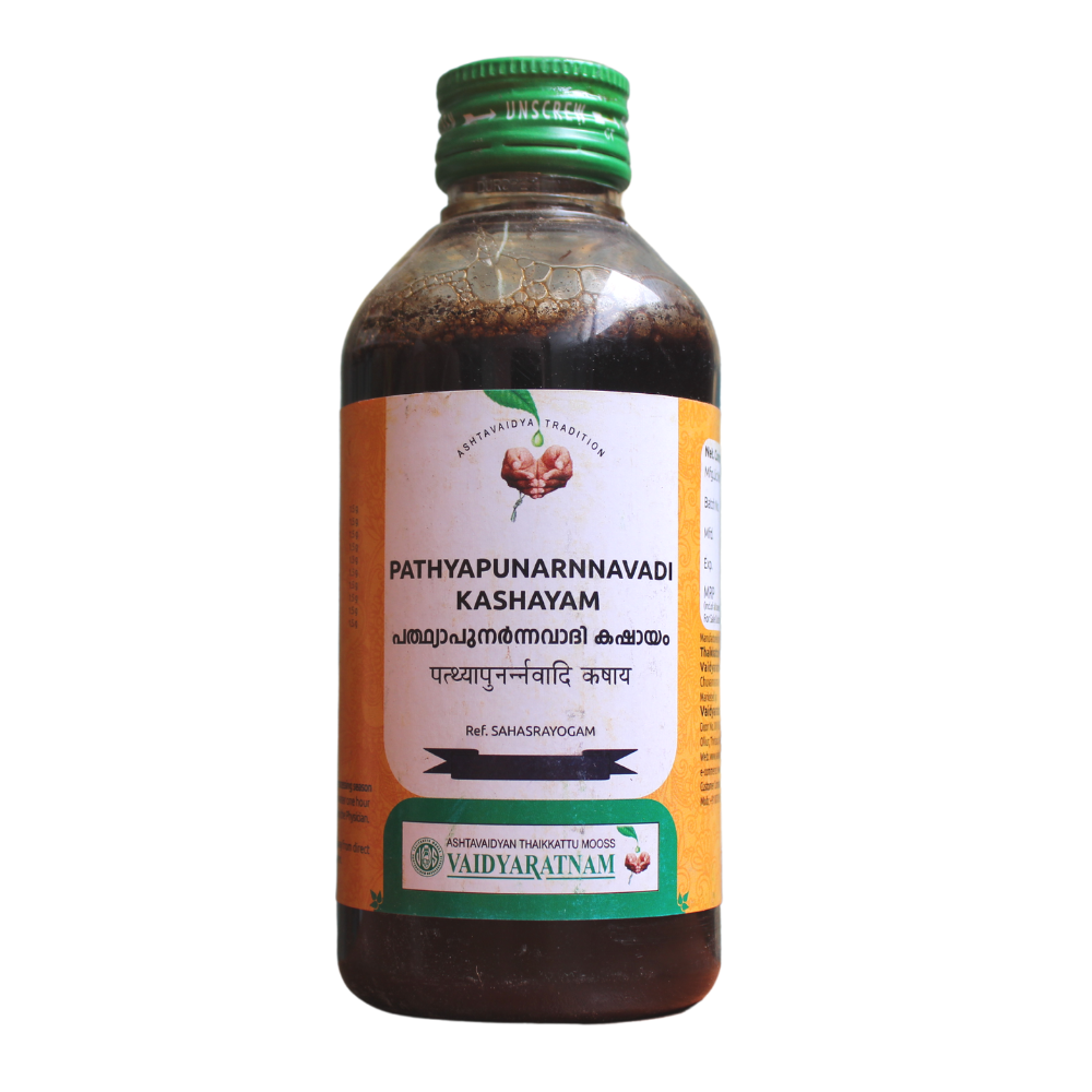 Pathyakasapunarnavadi Kashayam 200ml -  Vaidyaratnam - Medizzo.com