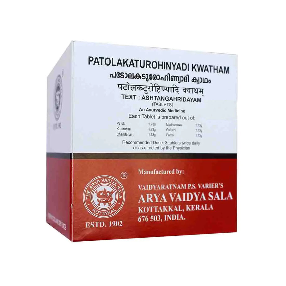 Kottakkal Patolakaturohinyadi Kwatham Tablets - 100Tablets
