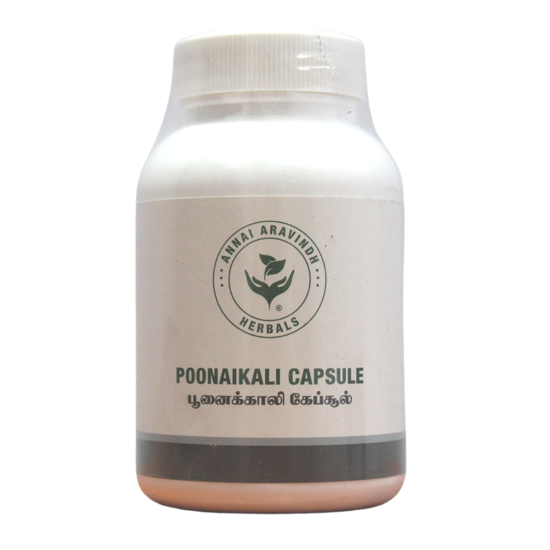 Poonaikali Capsules - 90Capsules -  Annai Aravindh - Medizzo.com