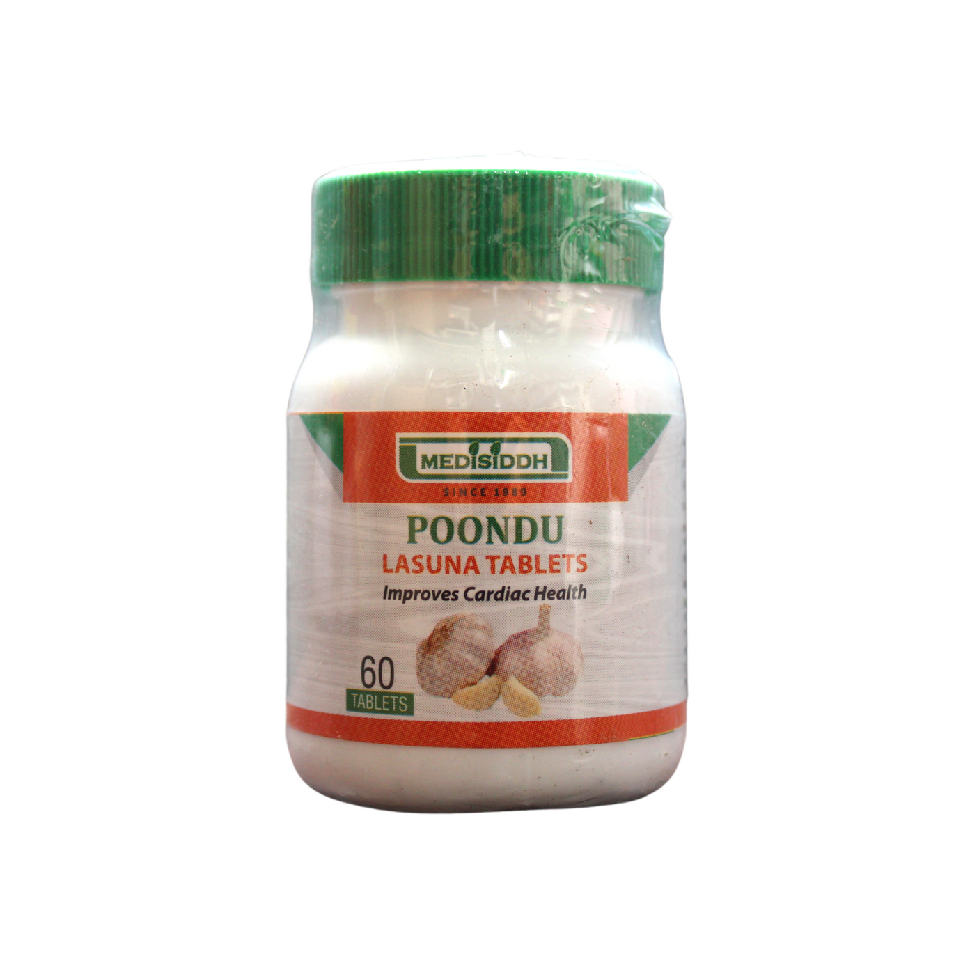 Poondu ( Lasuna ) Tablets - 60 Tablets -  Medisiddh - Medizzo.com