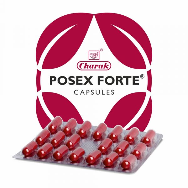 Posex forte capsules - 20capsules -  Charak - Medizzo.com