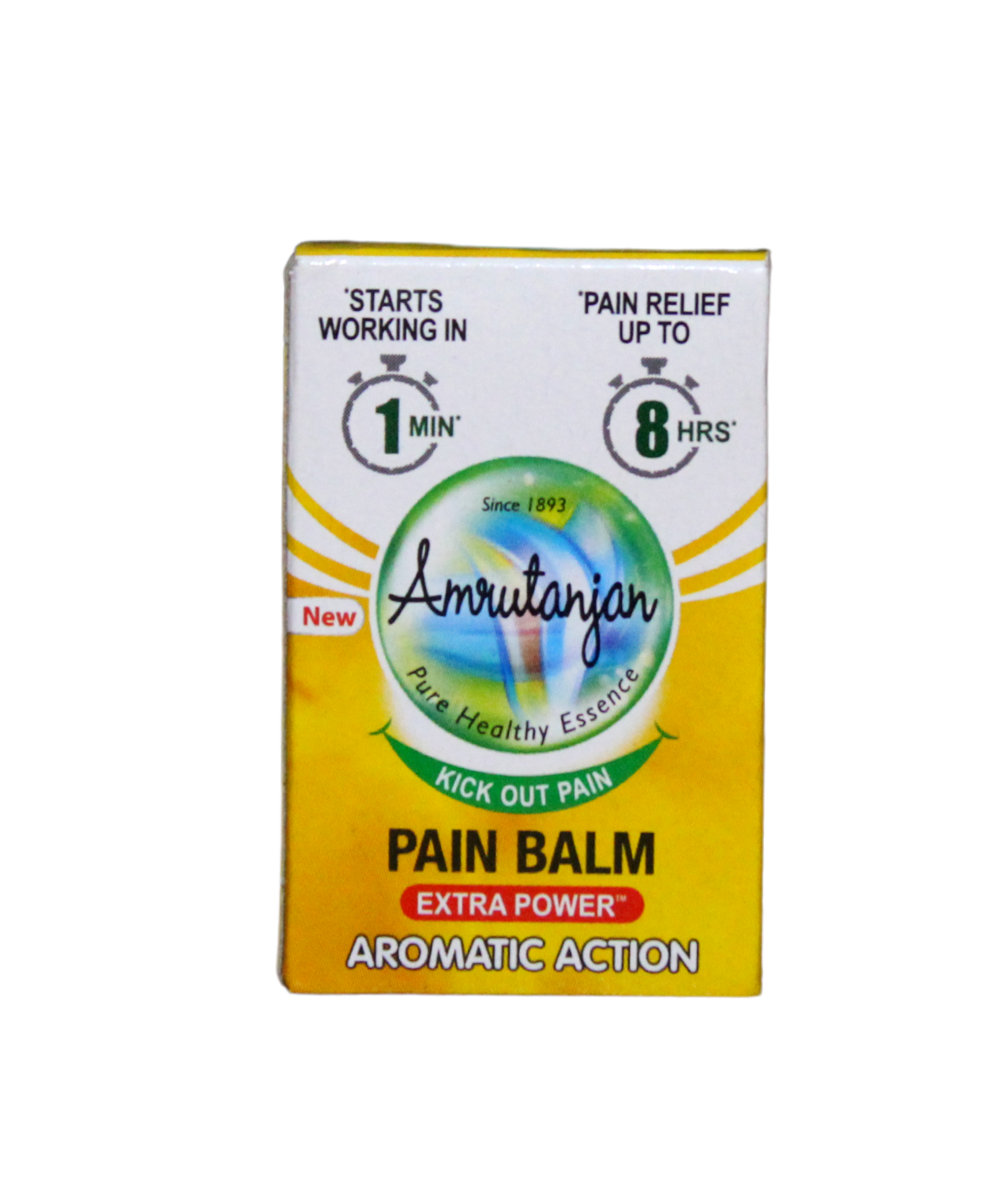Amrutanjan Pain Balm Extra Power 8ml -  Amrutanjan - Medizzo.com