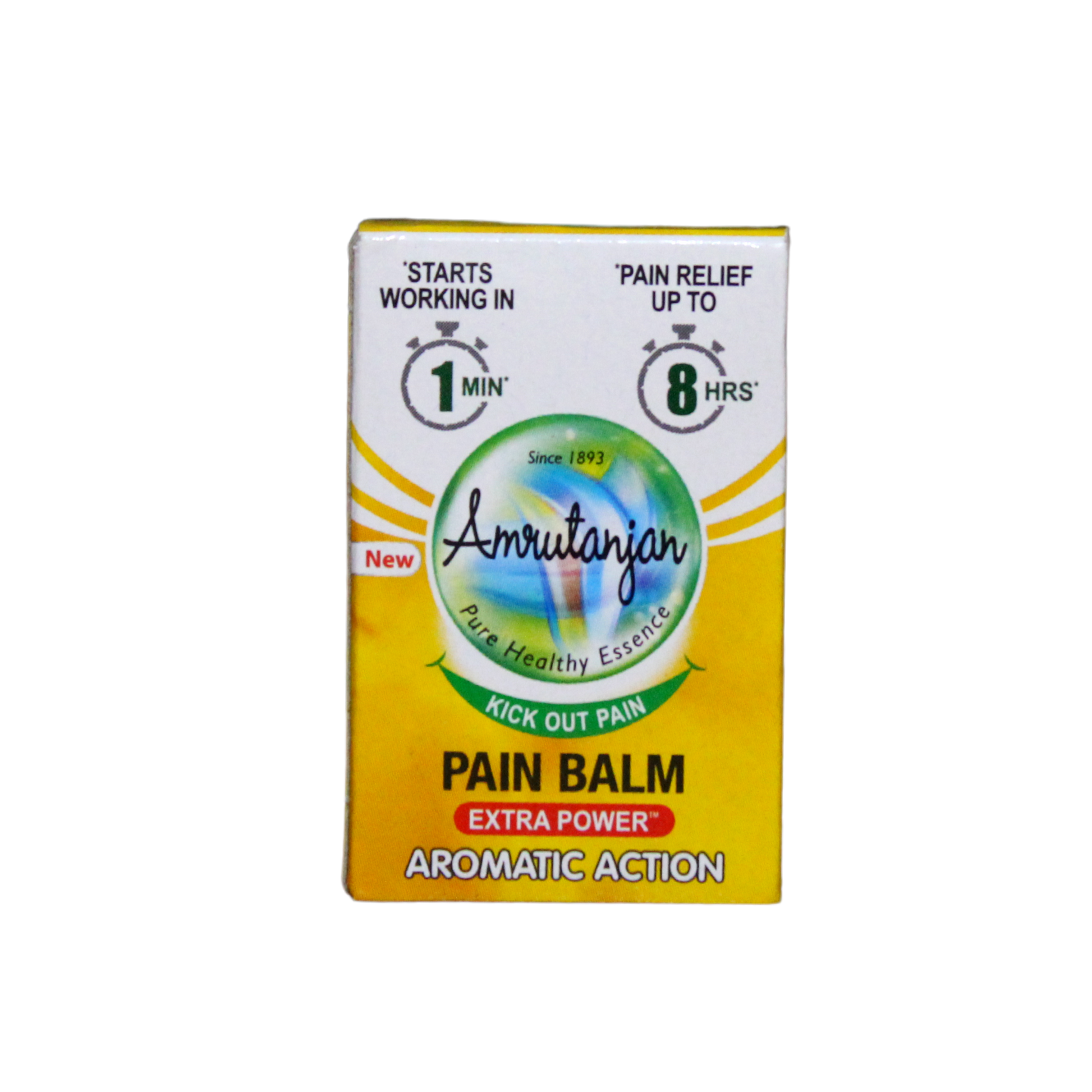 Amrutanjan Pain Balm Extra Power 8ml -  Amrutanjan - Medizzo.com