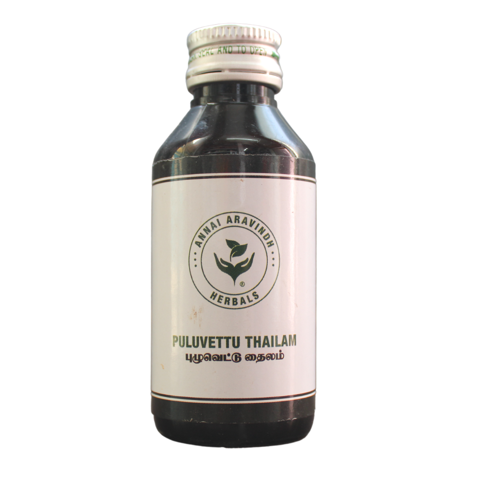 Annai Aravindh Puluvettu Thailam 100ml -  Annai Aravindh - Medizzo.com