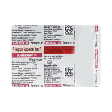 Rabekind 20mg Tablets - 15Tablets