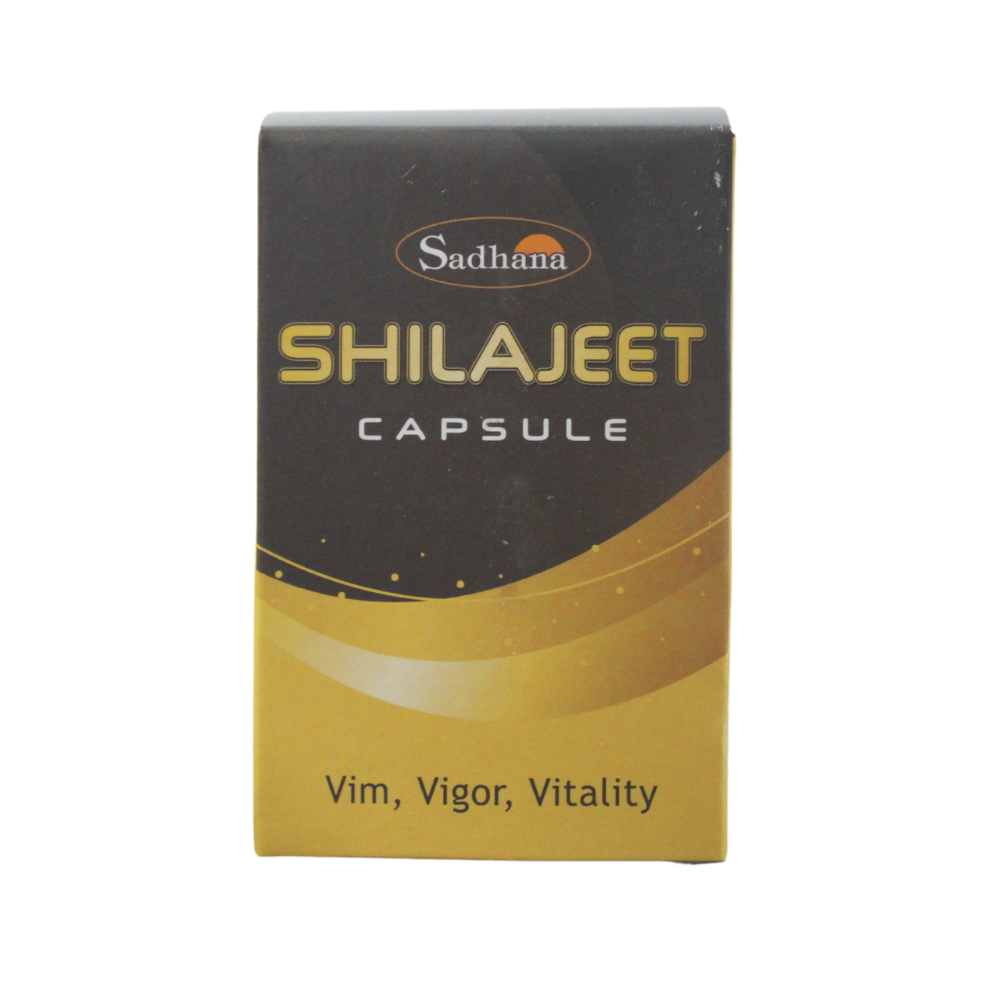 Sadhana Shilajit Capsules - 30 Capsules -  Sadhana Ayurvedics - Medizzo.com