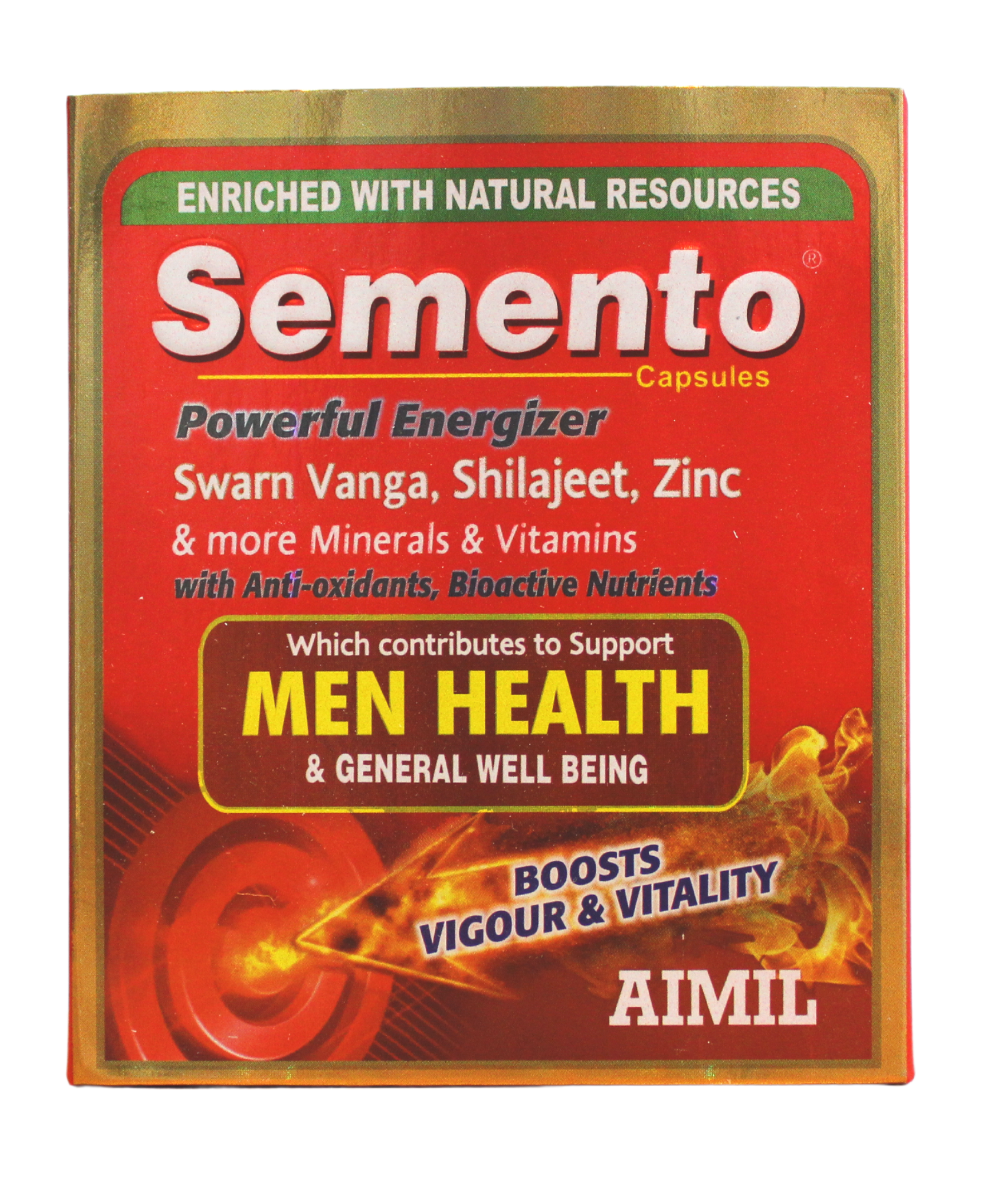 Semento Capsules - 20Capsules -  Aimil - Medizzo.com