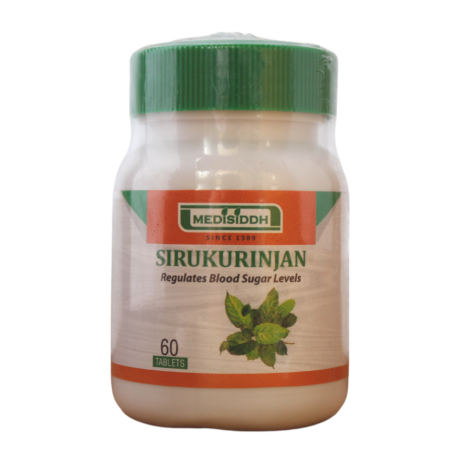 Sirukurinjan Tablets - 60 Tablets -  Medisiddh - Medizzo.com