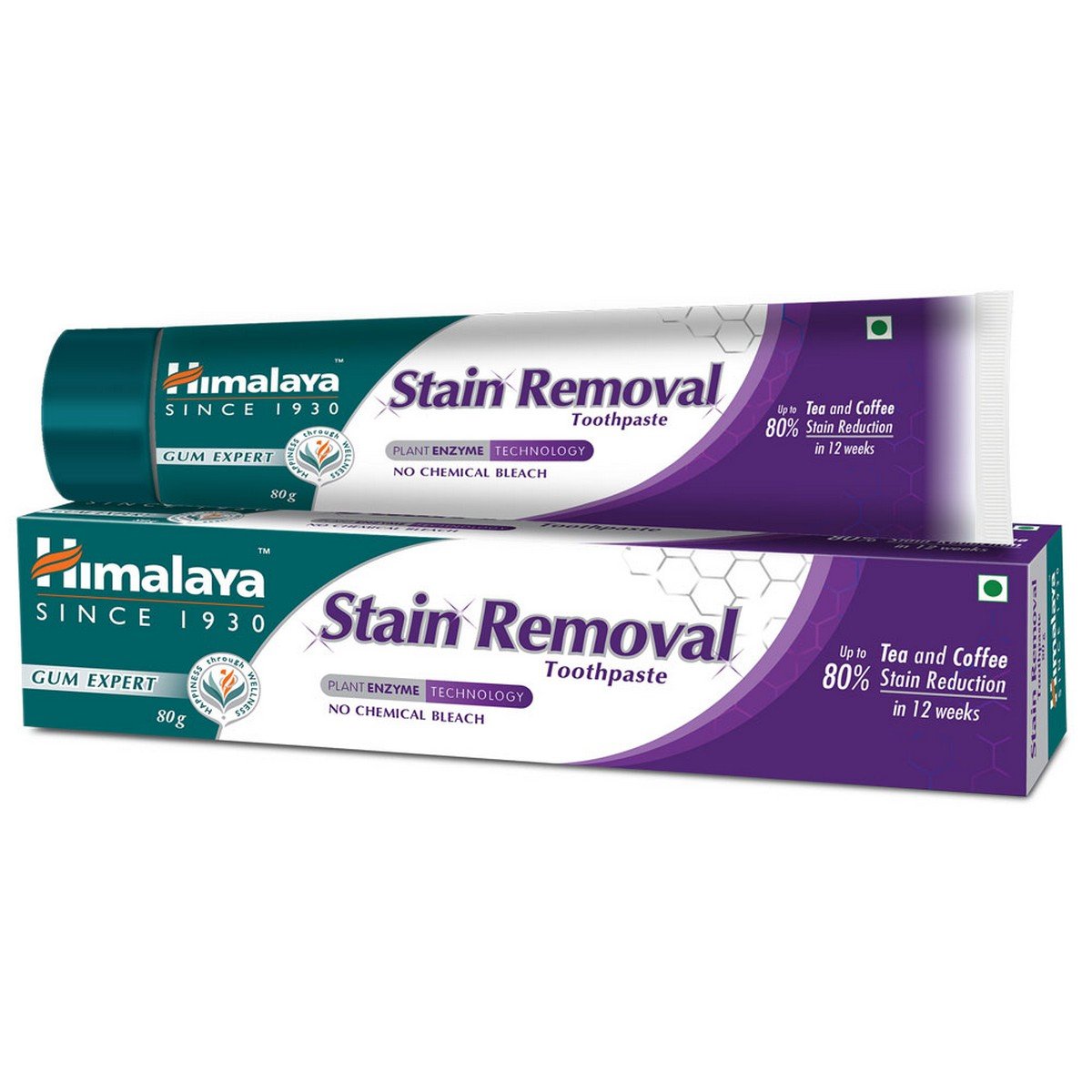 Himalaya Stain removal toothpaste 80gm -  Himalaya - Medizzo.com