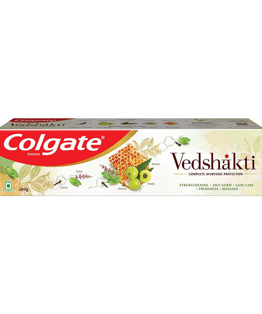 Colgate Swarna Vedshakti Toothpaste 100gm -  Colgate - Medizzo.com