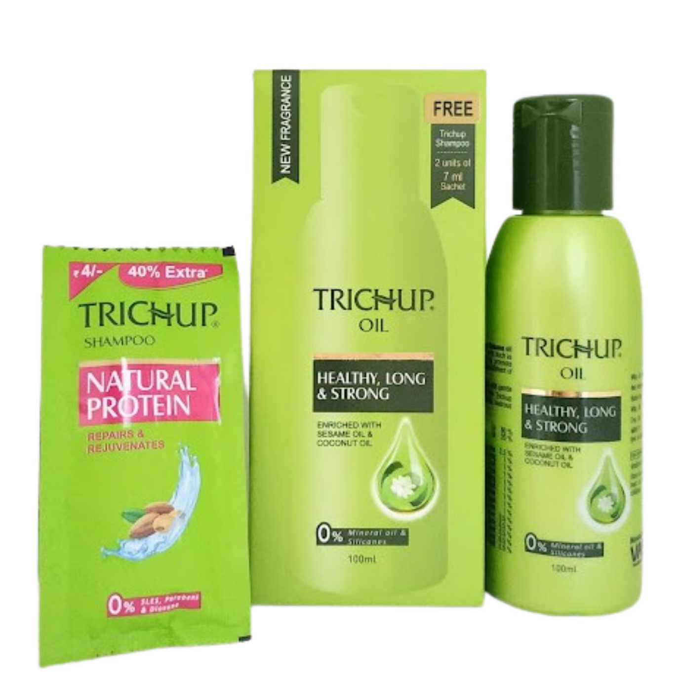 Trichup hair oil - Healthy Long and Strong 100ml -  Vasu herbals - Medizzo.com