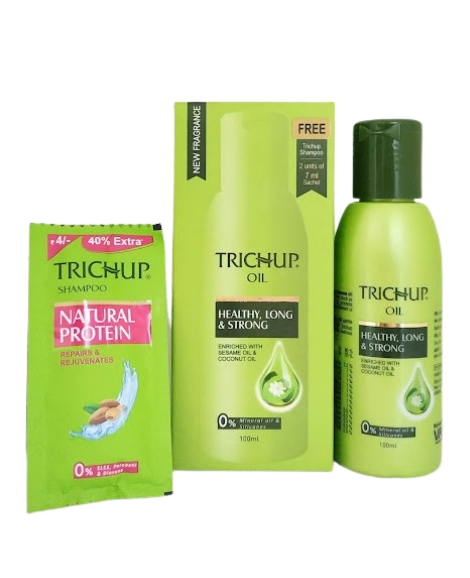 Trichup hair oil - Healthy Long and Strong 100ml -  Vasu herbals - Medizzo.com