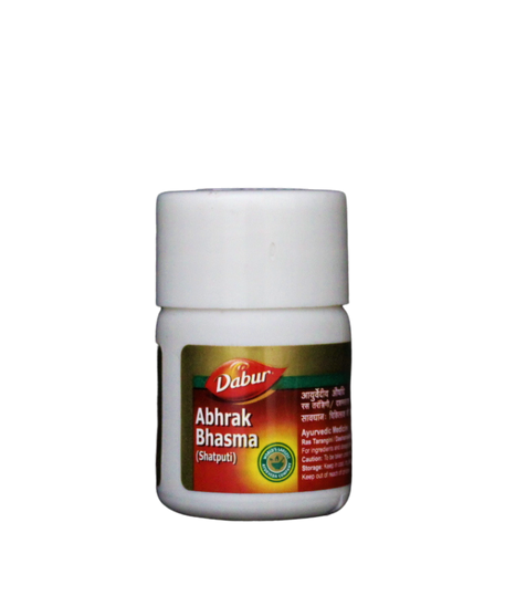 Abhrak bhasma 2.5 gm (shatputi) -  Dabur - Medizzo.com