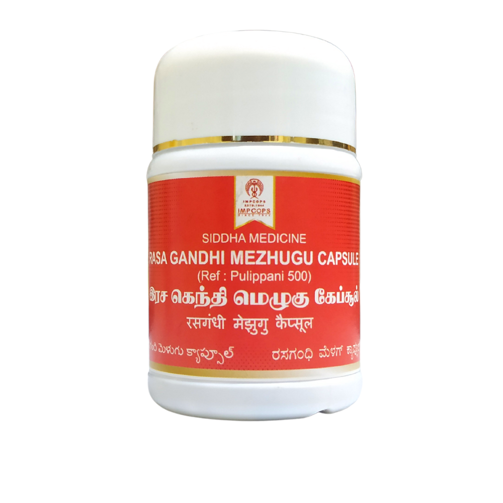 Rasagandhi Mezhugu Capsules - 100Capsules -  Impcops - Medizzo.com