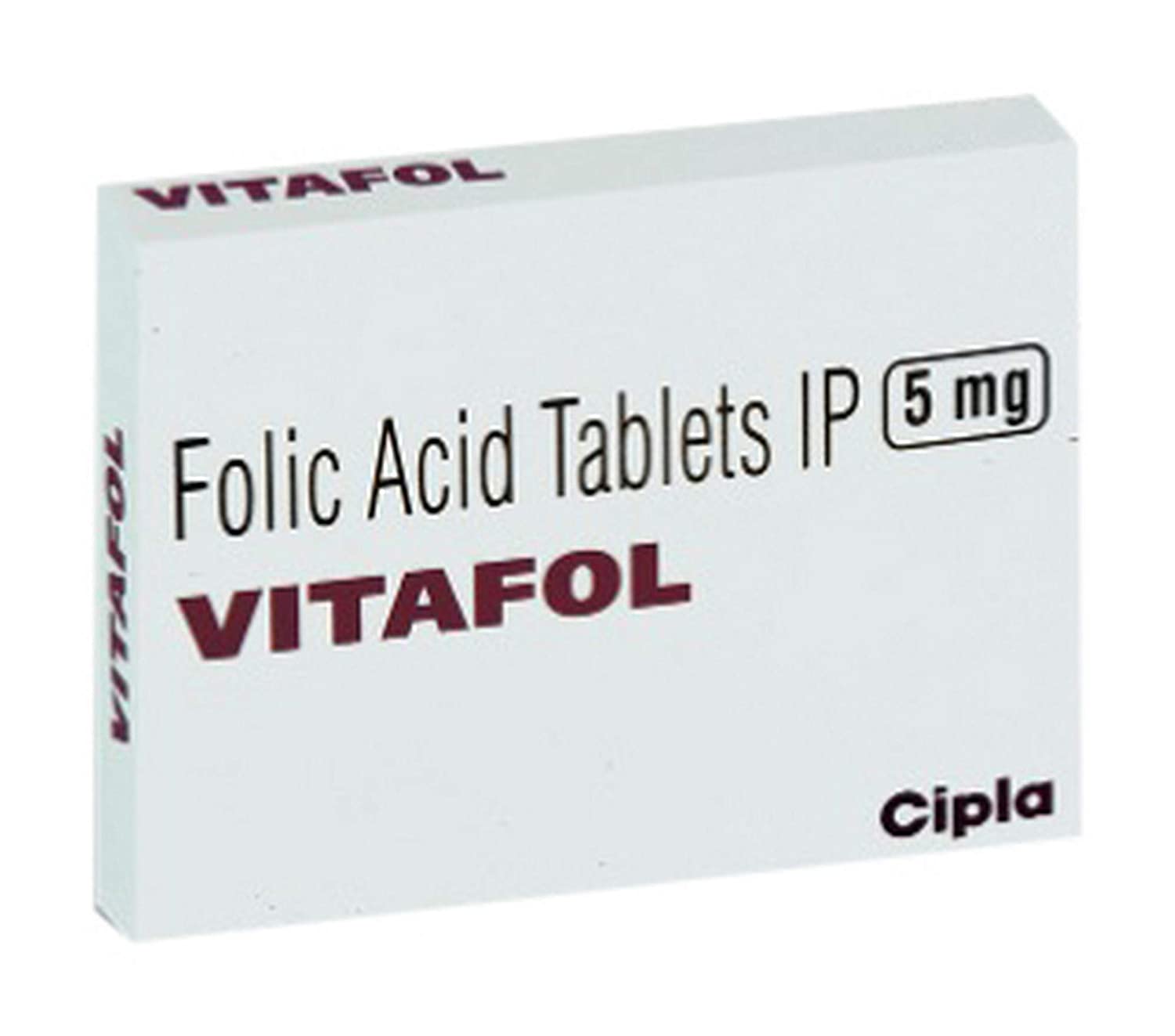 Vitafol 5mg - 30Tablets -  Cipla - Medizzo.com