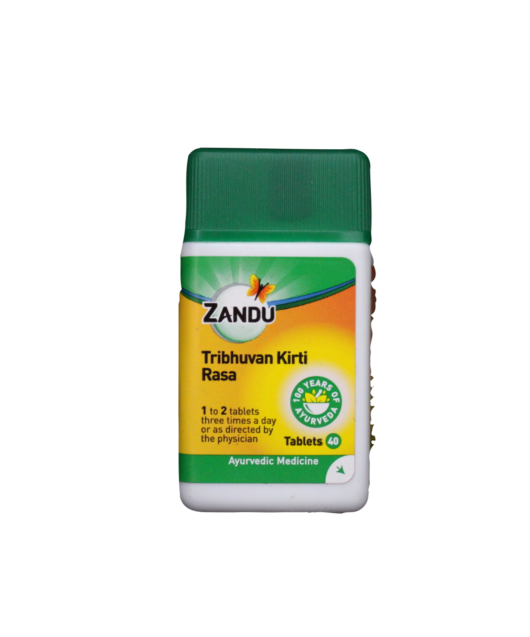 Zandu Tribhuvan kirit rasa - 40Tablets -  Zandu - Medizzo.com