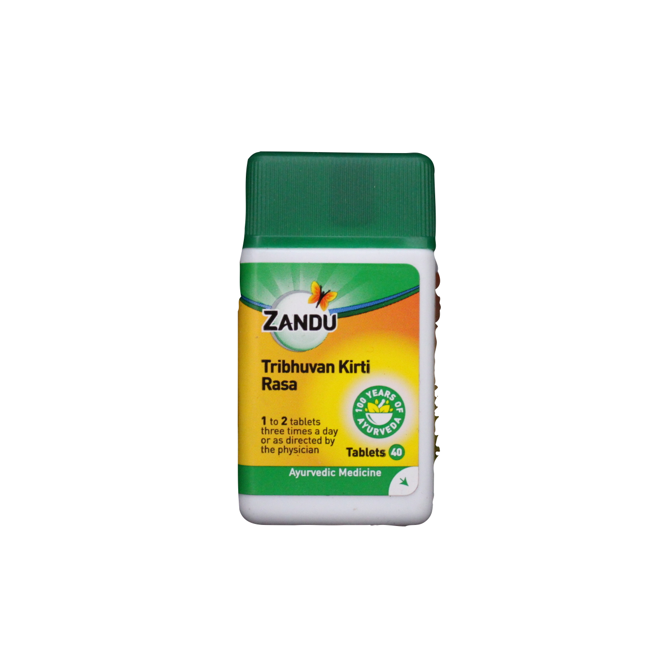 Zandu Tribhuvan kirit rasa - 40Tablets -  Zandu - Medizzo.com